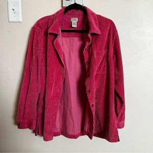 L.L. Bean corduroy shirt.